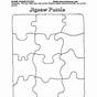 Jigsaw Puzzle Worksheet For Kindergarten