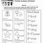 Kindergarten Learning English Worksheets