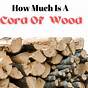 How Much Does A Cord Of Wood Weight Chart