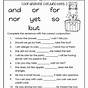 Coordinating Conjunctions Worksheet 7th Grade