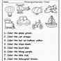Following Direction Worksheets