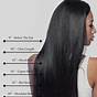 Hair Length Number Chart