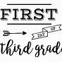 First Day Of 3rd Grade Free Printable