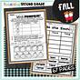 Fall Worksheets For 2nd Grade