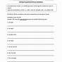 Sentence Structure Worksheet