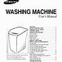Samsung Washing Machine Manual