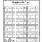 Counting Backwards Worksheet From 20