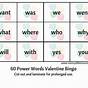 Sight Word Bingo Game Printable