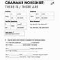 Esol Grammar Worksheet