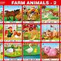 Farm Animals Chart Images