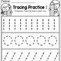 Line Tracing Worksheet For Preschool