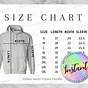 Gildan Size Chart Hoodie