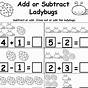 Kindergarten Adding And Subtracting