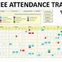 Printable Employee Attendance Tracker