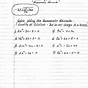 Polynomials And Factoring Worksheet