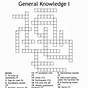 General Knowledge Crossword Books