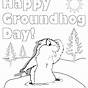 Groundhog Day Coloring Page Free