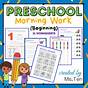 Independent Worksheets For Kindergarten