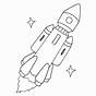 Rocket Printable Coloring Pages