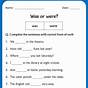 English Worksheet For Grade 4