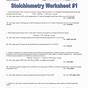 Extra Stoichiometry Practice Worksheet Answers