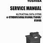 Toshiba E-studio 8508a Manual
