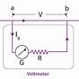 Galvanometer To Voltmeter Circuit Diagram