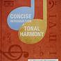 Concise Introduction To Tonal Harmony 2nd Pdf