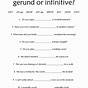 Gerunds Participles And Infinitives Worksheets