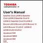 Toshiba User Guides And Manuals