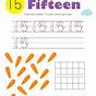 Counting To 15 Worksheet