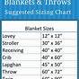 Weighted Blanket Sizing Chart