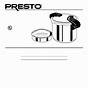 Presto Pressure Canner Owners Manual