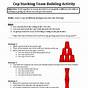 Cup Stacking Challenge Worksheet