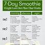Printable 21 Day Smoothie Diet Pdf