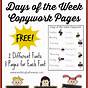 Days Of The Week Anchor Chart