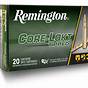 Remington Core Lokt 165 Grain 30-06 Ballistics Chart