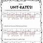Unit Rate Worksheet With Answers Pdf