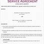 Simple Service Agreement Template Word