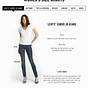Guide Levi's Size Chart Women's Jeans