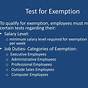 Flsa Administrative Exemption Duties Test