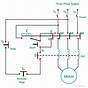 Single Phase Motor Starter Circuit Diagram