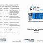 Aqua Rite Electronic Chlorine Generator Manual