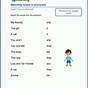 First Grade Pronoun Worksheet