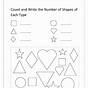 Counting Shapes Worksheet
