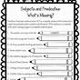 4th Grade Subject And Predicate Worksheet