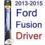 2017 Ford Fusion Wiper Blade Size