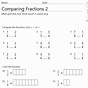 Comparing Fractions With Pictures Worksheet