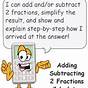 Subtracting Unlike Fractions Calculator