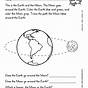 Earth Moon And Sun Worksheet